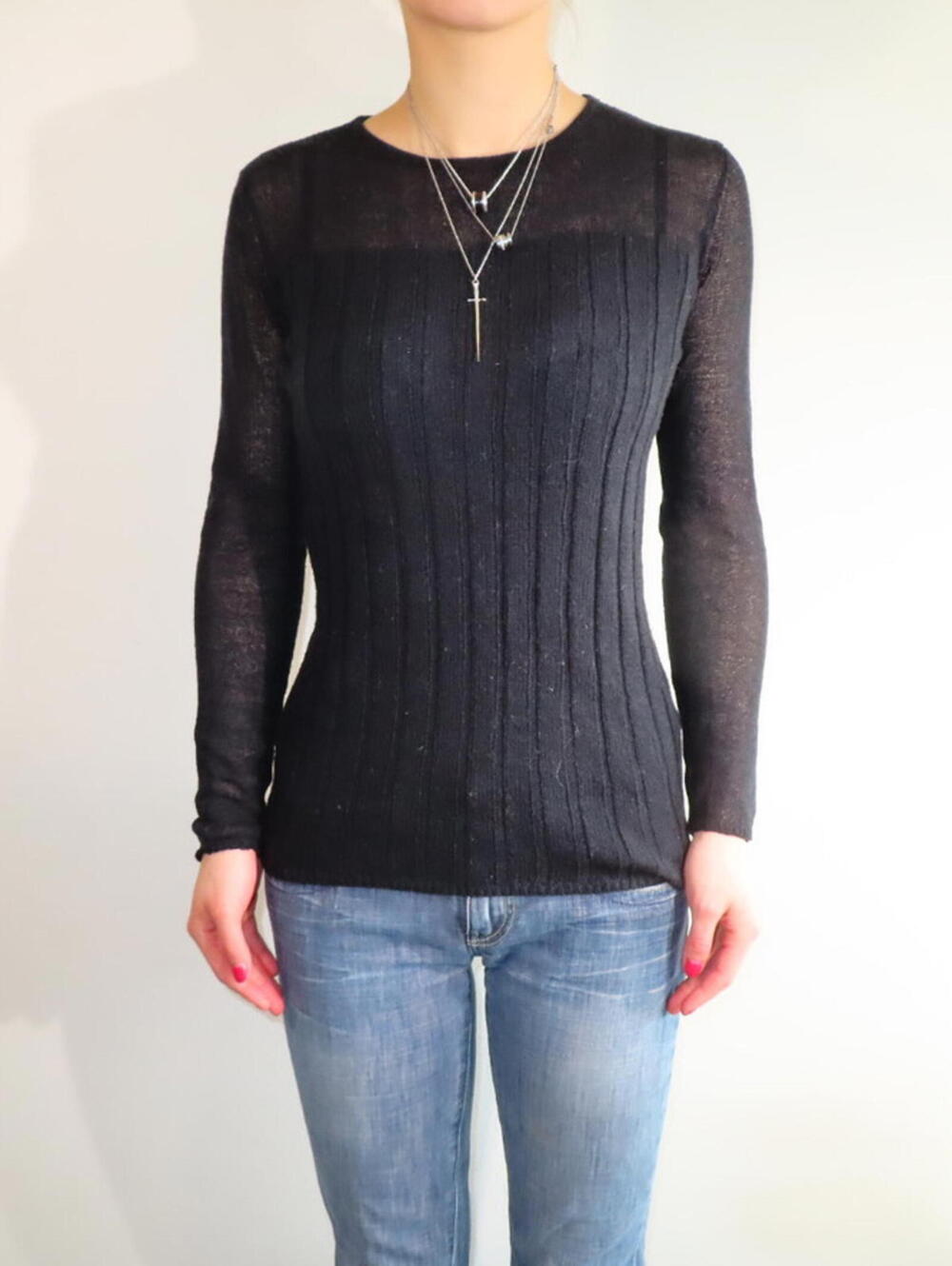 Express Women's Black Sweatshirt